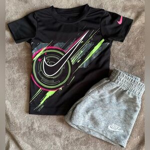 Nike Kids Matching Set Dri-Fit Shirt